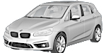 BMW F45 B2105 Fault Code